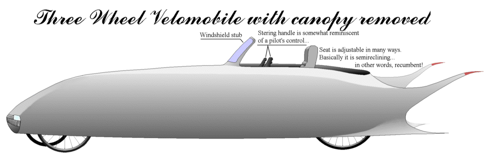 velomobile with canopy removed